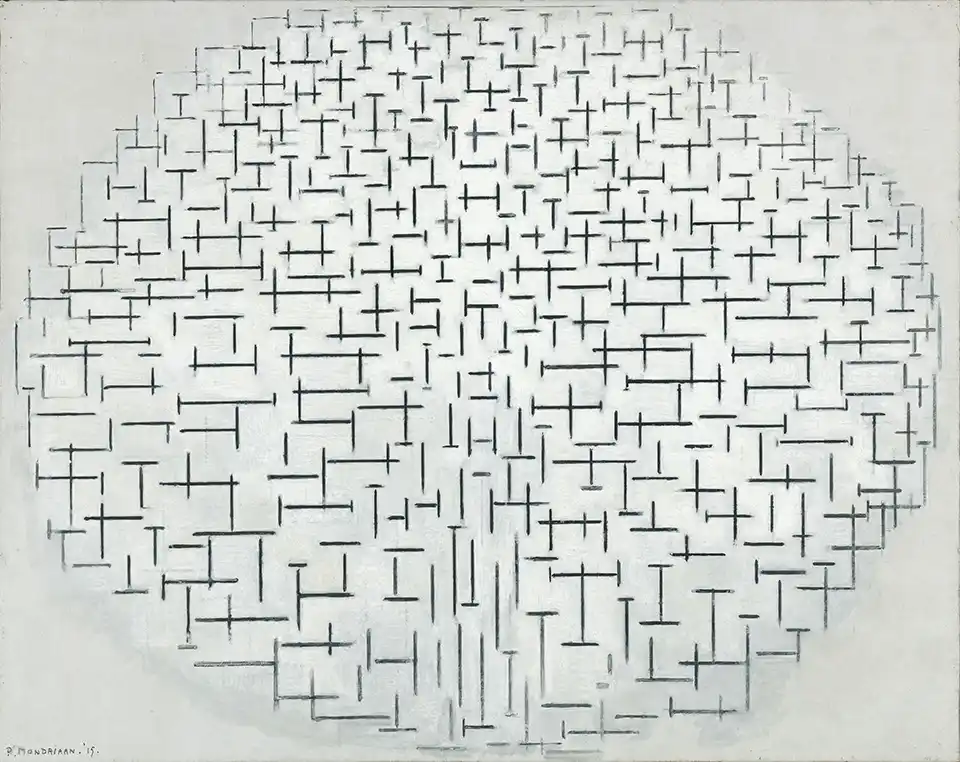 Composition 10 in black and white
